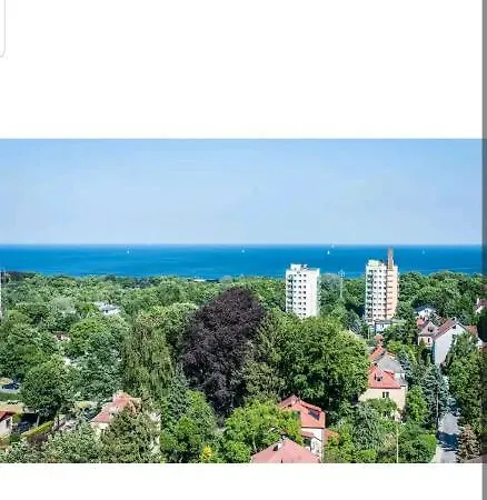 Sopot- Apt. Z Szerokim Widokiem Na Morze I Z Hamakiem Lejlighed *